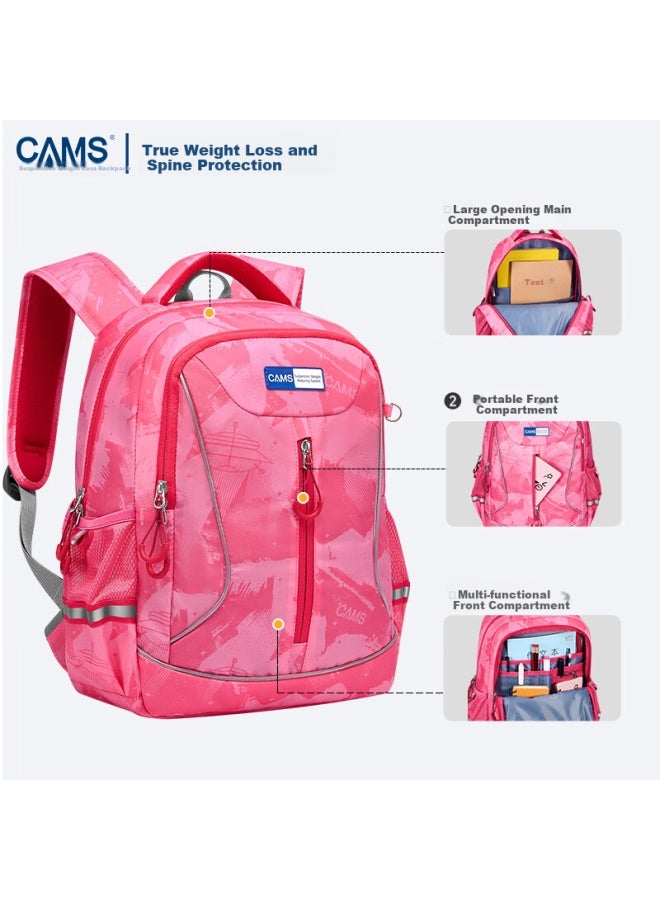 Cams 2.0 Cloud-sensing Suspended Weight Reduction Backpack For Grades 1-3 Male And Female Students, Large Capacity, Lightweight Spine Protection S10402s - Image 3