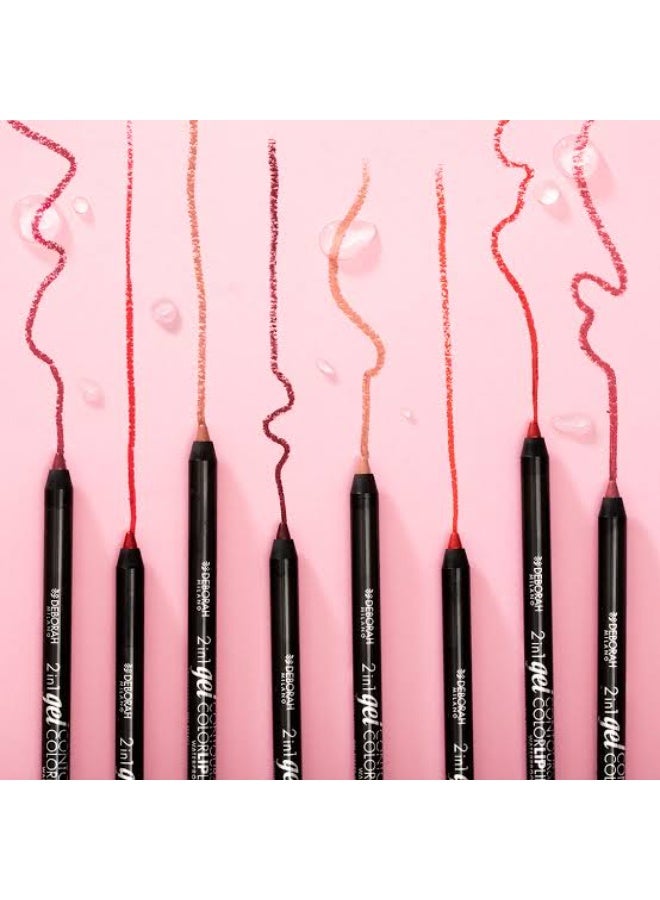 DEBORAH Two In One Gel Contour And Color Lip Cheek Tint Lightweight Long Lasting Smooth Blendable Formula - Image 3