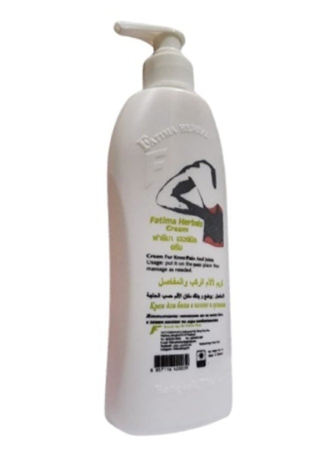 Fatima Herbal Massage Cream for Knees & Joints - 400ml - Image 3