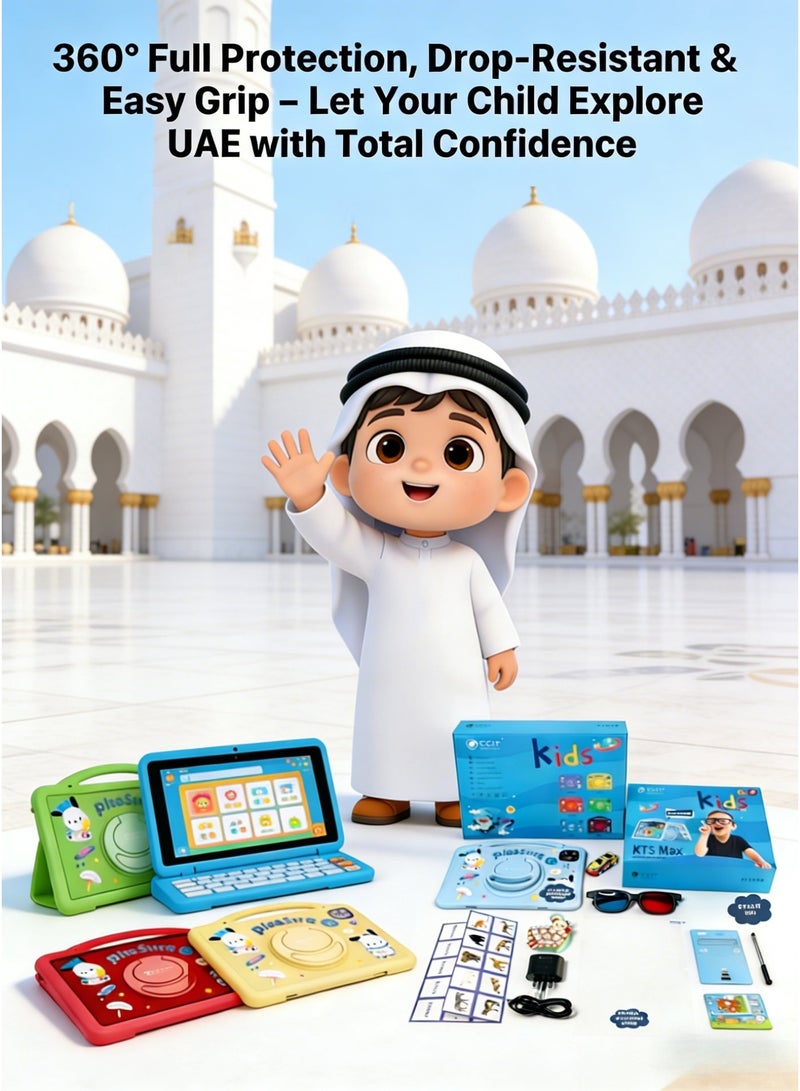 CCIT KT5 Max Kids Tablet - 10.1" HD Screen, 8GB RAM, 512GB ROM, Android 15, 10000mAh Battery - 5G Ready - Image 3