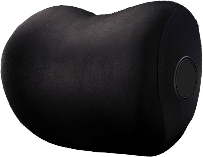 Tyenaza Car Seat Headrest, Memory Foam Head Neck Rest Auto Seat Head Rest Support Neck Cushion Pillows for Car Office (Black Headrest) - Image 1