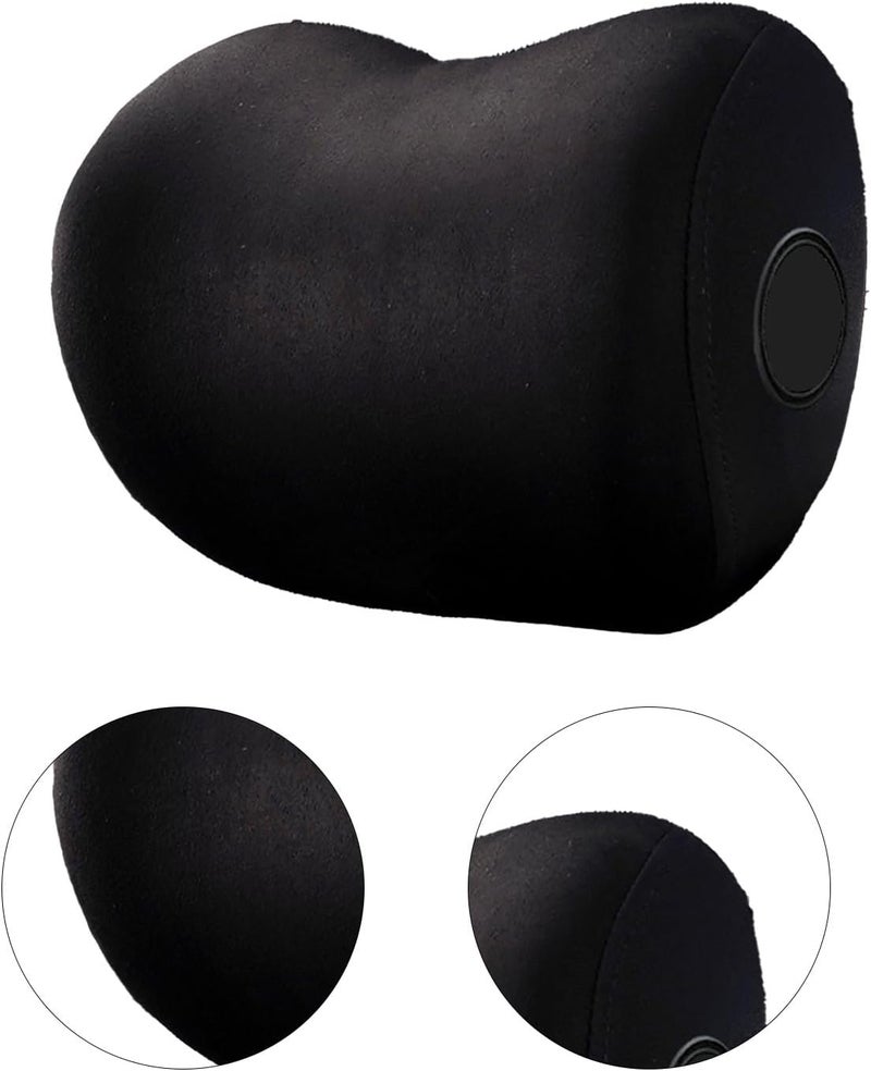Tyenaza Car Seat Headrest, Memory Foam Head Neck Rest Auto Seat Head Rest Support Neck Cushion Pillows for Car Office (Black Headrest) - Image 5