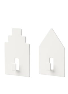 EVER SHINE Hook self-adhesive house white  - Image 1