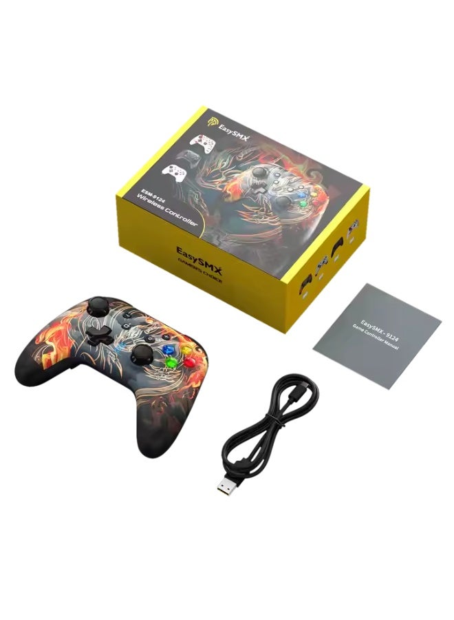 Wireless Controller For Windows Pc/Ps3/Android Phone&Tablet&Tv Box/Iphone/Ipad/Switch/Stesm Deck/Tesla, Bluetooth Controller Gamepad With Hall Effect Triggers Comfort For Big Hand  - Image 1