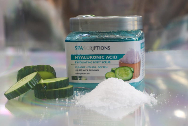 Spascriptions Body Scrubs 21 Oz (21 oz, Hyaluronic Acid) - Image 2