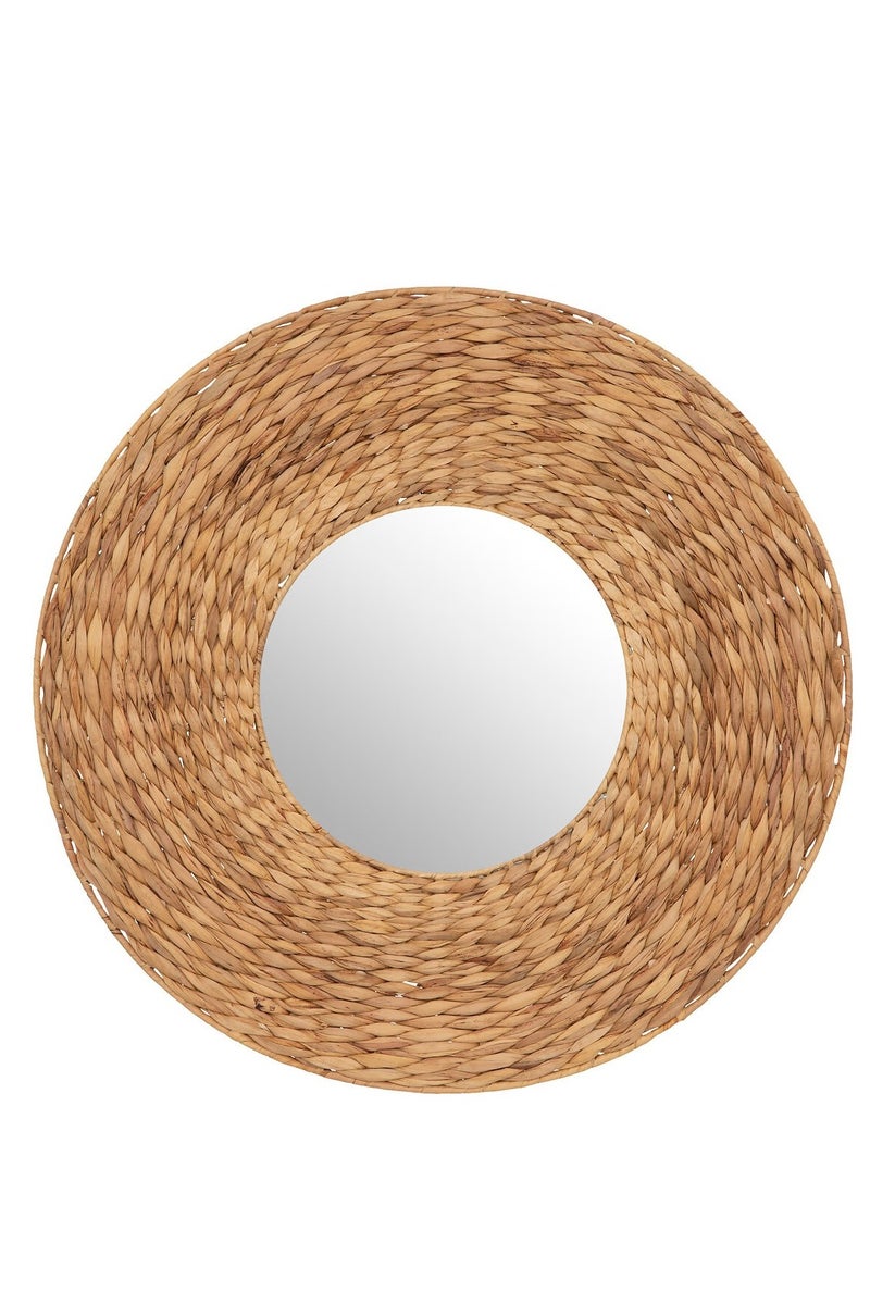 لوفت لورينا، مرآة دائرية بإطار من الألياف الطبيعية المنسوجة يدويًا - صناعة فرنسية أنيقة للديكور المعاصر، المقاس D75XW2.5CMS -193137 - Image 2