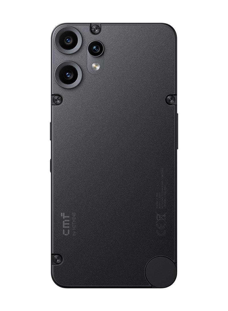 cmf by NOTHING هاتف 2 برو ثنائي الشريحة 5G أسود 8 جيجابايت رام 256 جيجابايت مع سماعات بودز برو مجانية - نسخة الشرق الأوسط - Image 2