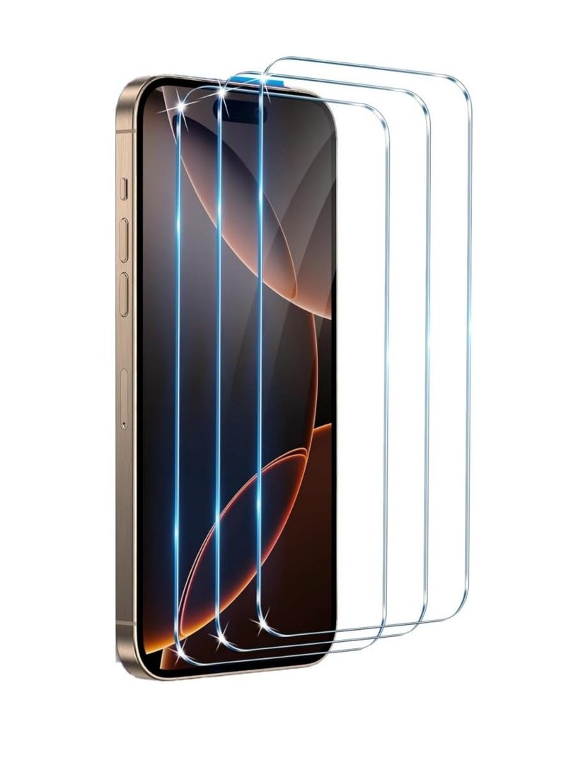Compatible with iPhone 16 Pro Max 6.9 Tempered Glass Screen Protector 【3-Pack】 【Case Friendly】 【9H Hardness】 【HD Clear】 【Bubble Free】 Tempered Glass Film for iPhone 16 Pro Max - Image 1