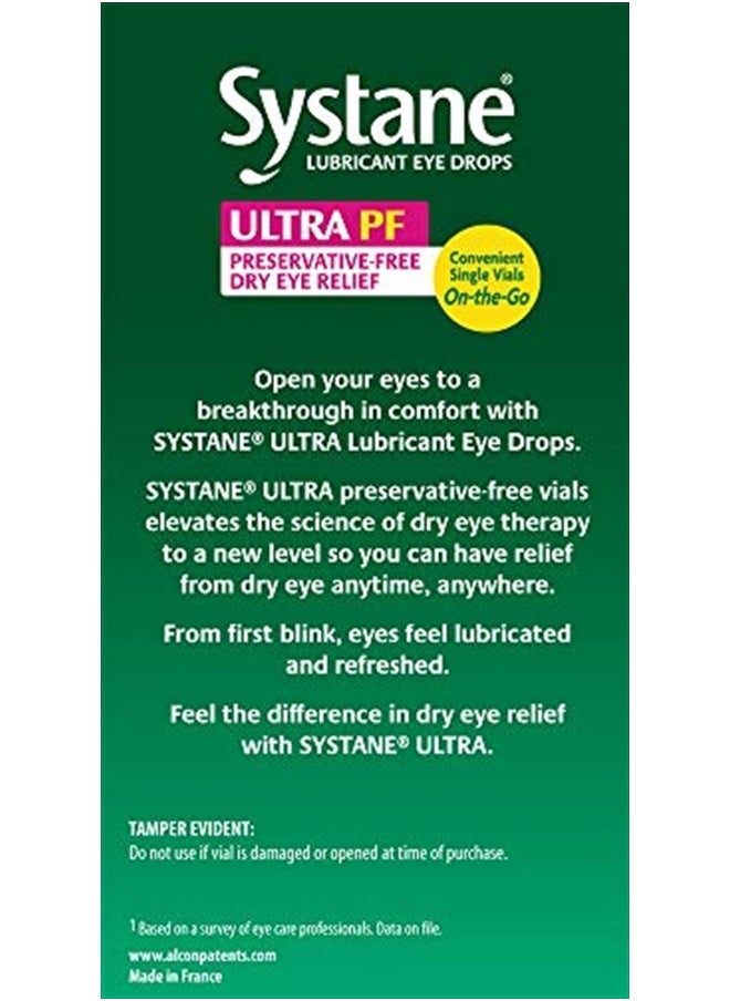 Systane - Ultra Lubricant Eye Drops, 60 Count (Pack of 1), (Packaging may vary) - Image 1