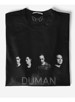 Alfa Tshirt Smoke Digital Printed Black Tshirt  - Image 3