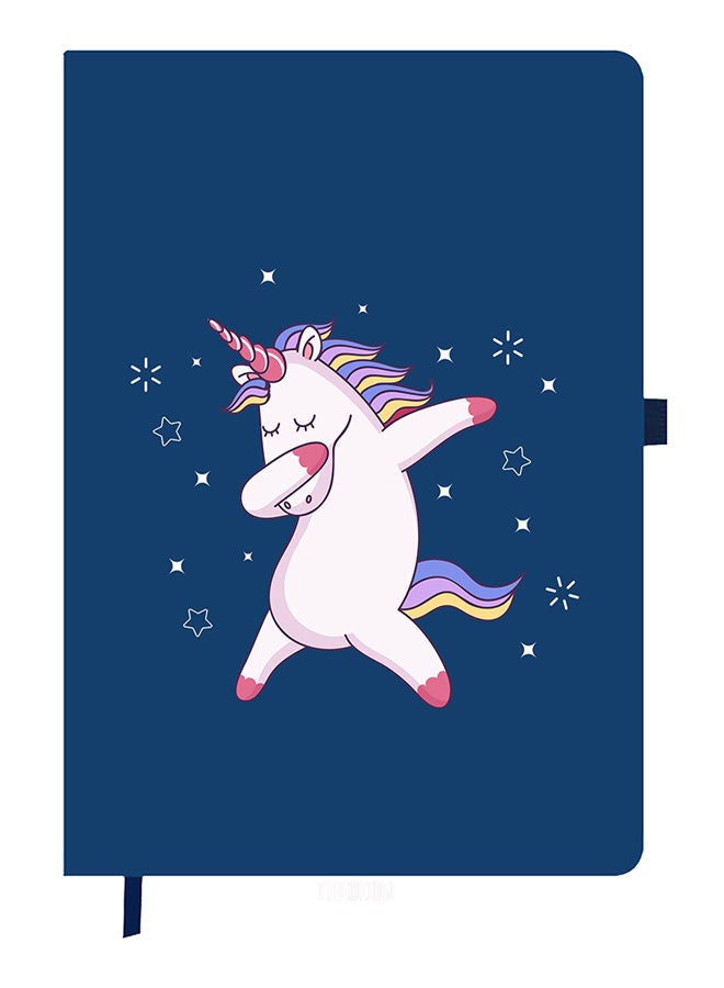 Theodor Designer A5 Thick Blue Hardcover Notebook Uno - Image 1