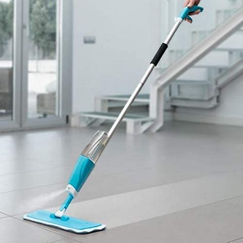 WRYER Floor Cleaning Squeeze Mop with Adjustable Telescopic Handle Squeegee Absorber Sponge Cleaner Pocha for Home Kitchen Bathroom - Image 1