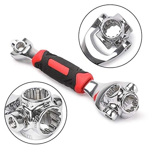 DREETI ENTERPRISES DREETI ENTERPRISES Socket Wrench Tools Works with Spline Bolts Torx 360 Degree 6Point Universal Furniture Car Repair Hand Tool Handles up to 135kg of Pressure Universal Hand Tool Wrench  - Image 3