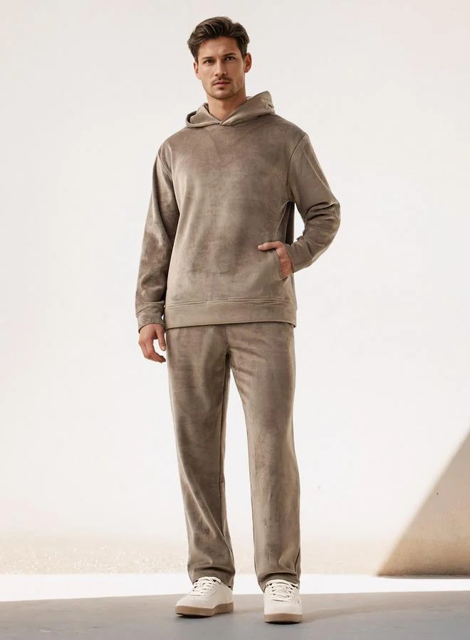 Iconic Iconic Men's Cordrouy Hooded Sweatshirt