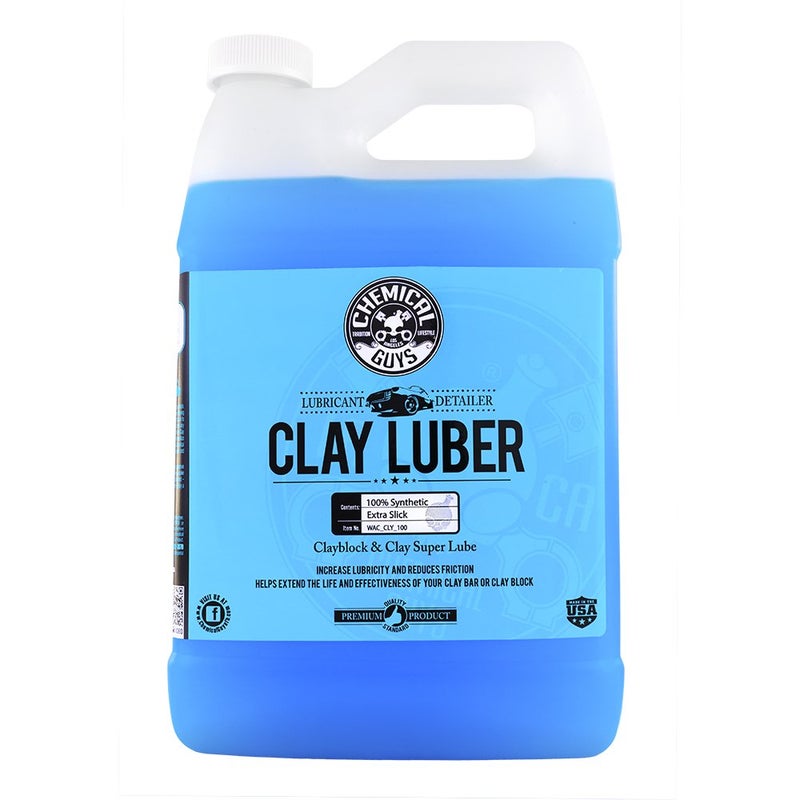 Chemical Guys WAC_CLY_100 Clay Luber Synthetic Lubricant with Wetting Agents for Clayblock and Car Detailing Clay Works on Cars Trucks SUVs Jeeps  More 128 fl oz 1 Gallon