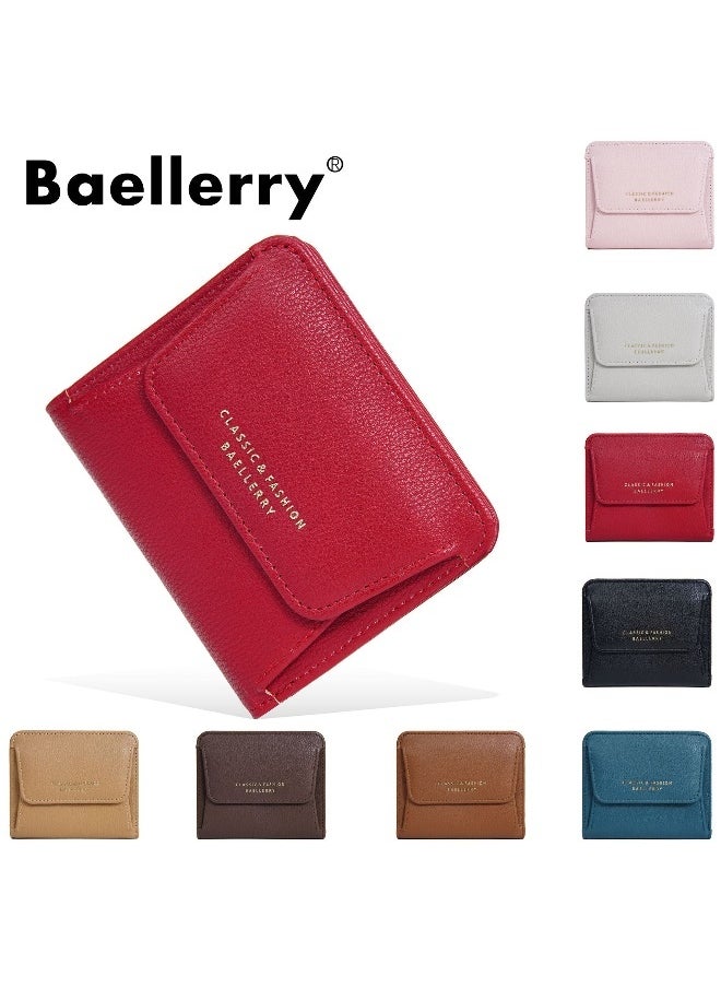 baellerry Women's Wallet Short Fashion Multi-card Coin Purse Youth Coin Bag Card Bag  - Image 3