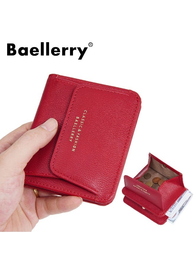 baellerry Women's Wallet Short Fashion Multi-card Coin Purse Youth Coin Bag Card Bag  - Image 2