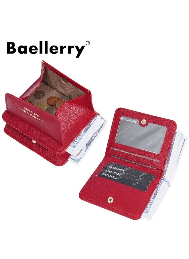 baellerry Women's Wallet Short Fashion Multi-card Coin Purse Youth Coin Bag Card Bag  - Image 4