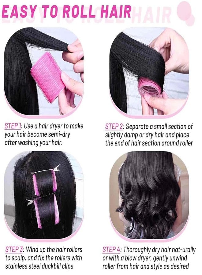 Fully Hair Curlers Rollers| Heatless Hair Rollers Set | Hair Curlers Self Grip Holding Rollers | Hair Curling Rollers for Hair Styling | Curls Roller for Women and Girls (Set Of 6) - Image 3