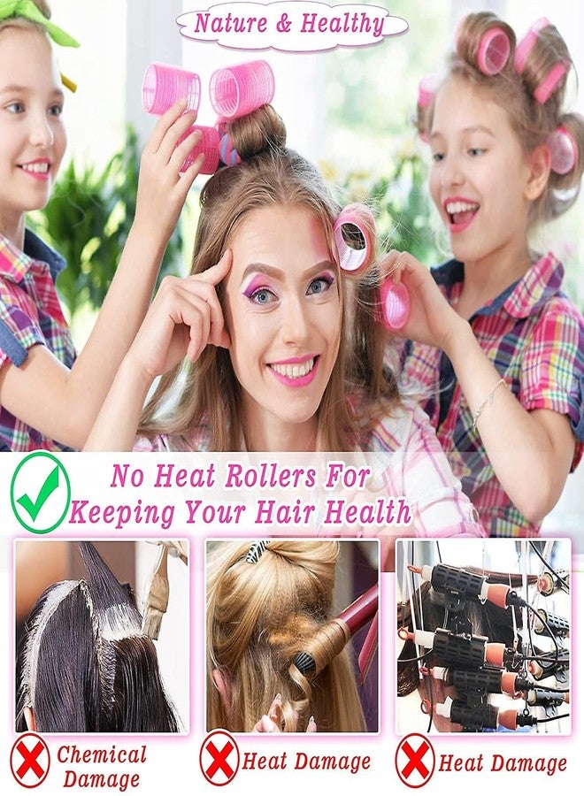 Fully Hair Curlers Rollers| Heatless Hair Rollers Set | Hair Curlers Self Grip Holding Rollers | Hair Curling Rollers for Hair Styling | Curls Roller for Women and Girls (Set Of 6) - Image 4