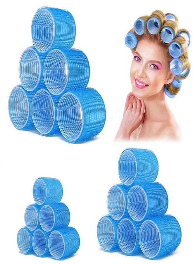 Fully Hair Curlers Rollers| Heatless Hair Rollers Set | Hair Curlers Self Grip Holding Rollers | Hair Curling Rollers for Hair Styling | Curls Roller for Women and Girls (Set Of 6) - Image 1