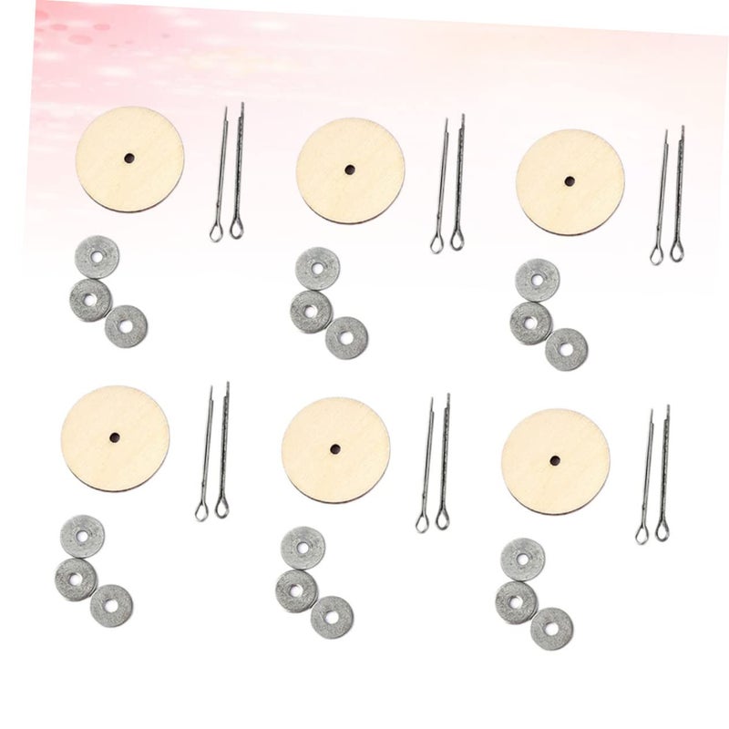 Wooden Rotatable Doll Joints For Flexible Movement DIY Crafts 3 50X3 50X0 30CM - Image 4