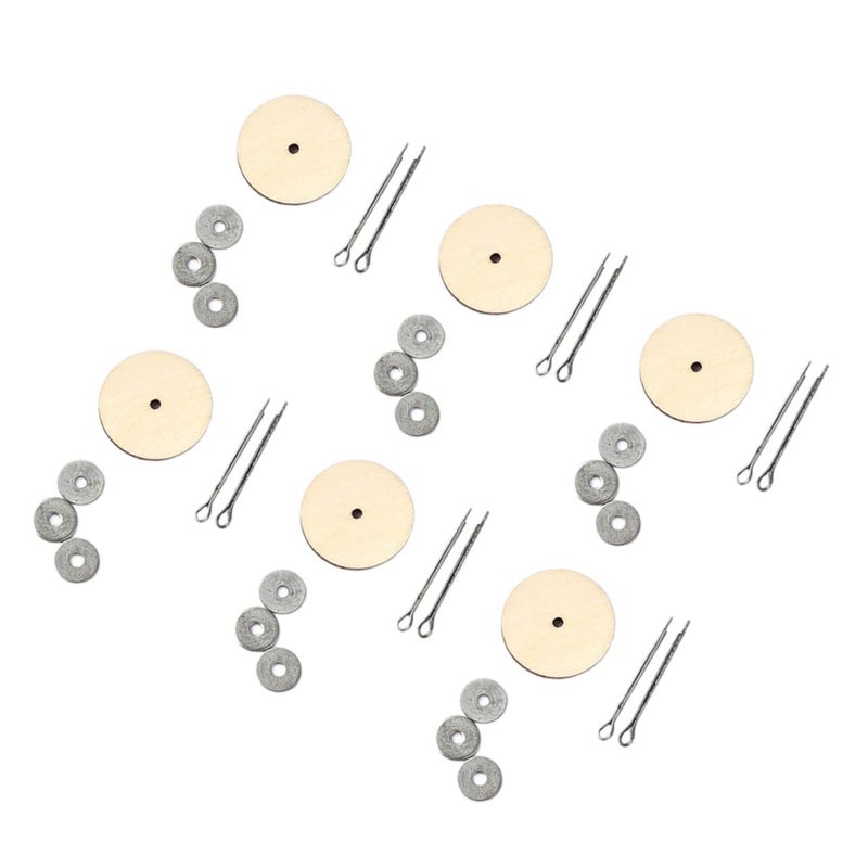 Wooden Rotatable Doll Joints For Flexible Movement DIY Crafts 3 50X3 50X0 30CM - Image 2