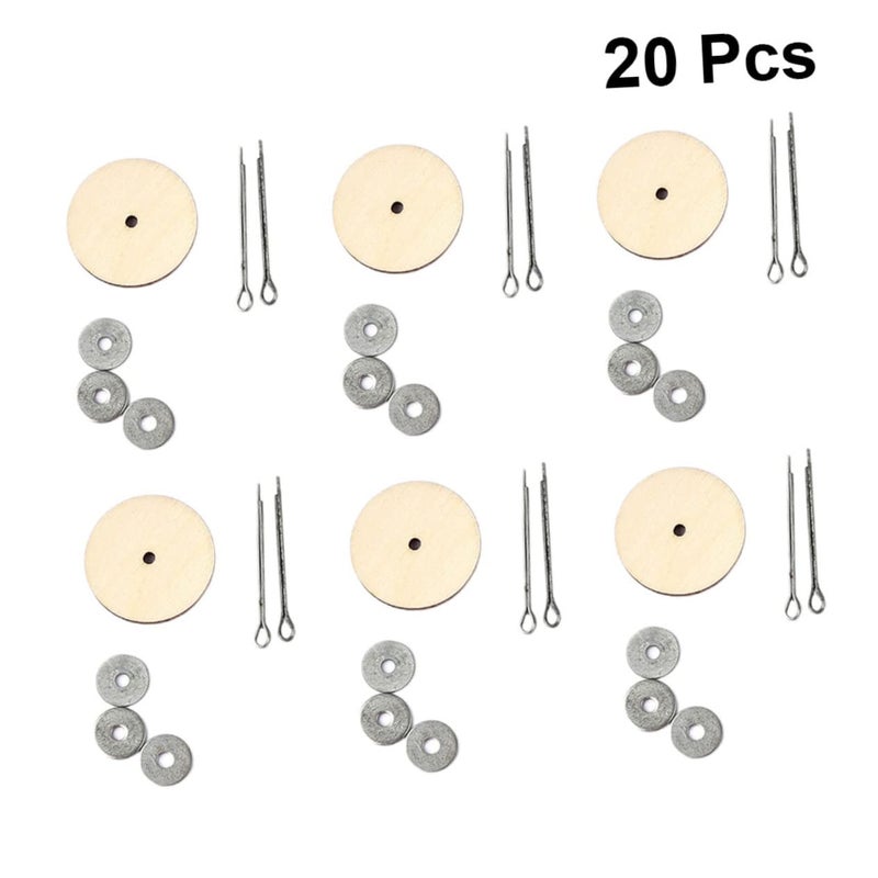 Wooden Rotatable Doll Joints For Flexible Movement DIY Crafts 3 50X3 50X0 30CM - Image 3