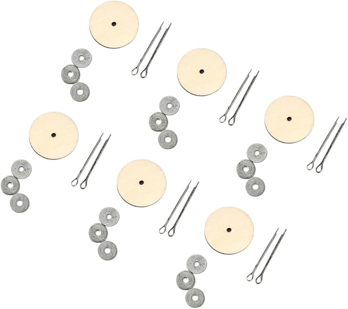 Wooden Rotatable Doll Joints For Flexible Movement DIY Crafts 3 50X3 50X0 30CM - Image 1