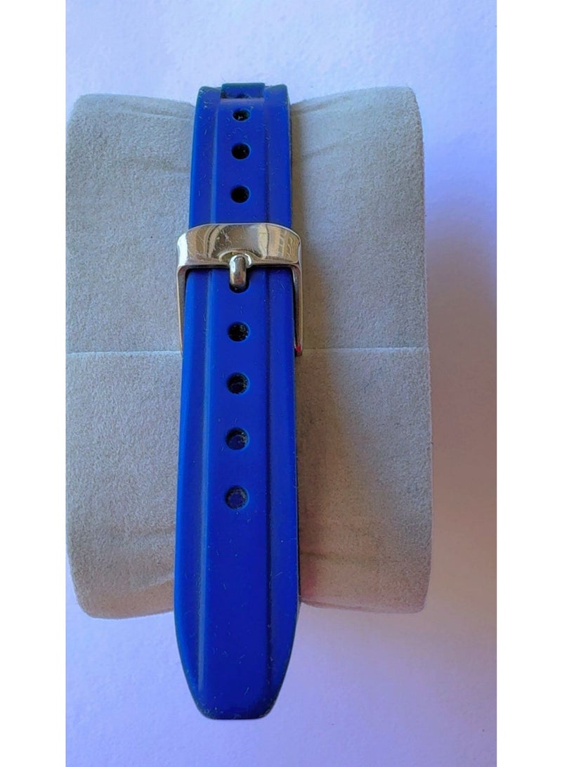 Auriol OWIM Sports Unisex Watch - Blue Silicone Strap, Sunburst Dial, 5 BAR Water Resistant - Brand New - Image 5