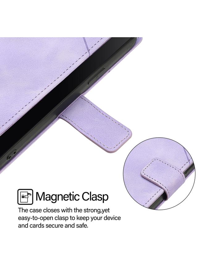 Zaboon Case For Cubot P50 Skin-feel Embossed Leather Phone Case - Image 5