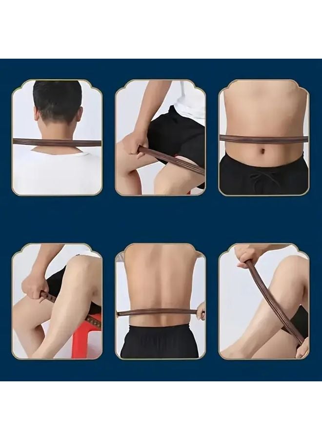 1 قطعة عصا تدليك 19 خرزة لتحفيز النقاط، تصميم مريح للرقبة والخصر والبطن ودعم الوضعية - Image 5