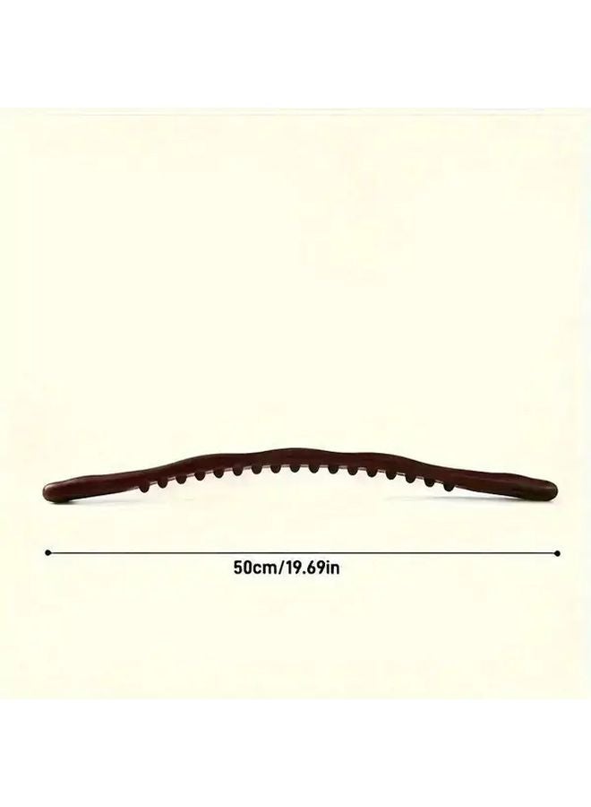 1 قطعة عصا تدليك 19 خرزة لتحفيز النقاط، تصميم مريح للرقبة والخصر والبطن ودعم الوضعية - Image 3