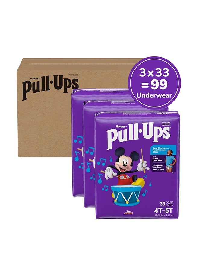 Pull-Ups Boys' Potty Training Pants, 4T-5T (38-50 Lbs), 99 Count  - Image 3