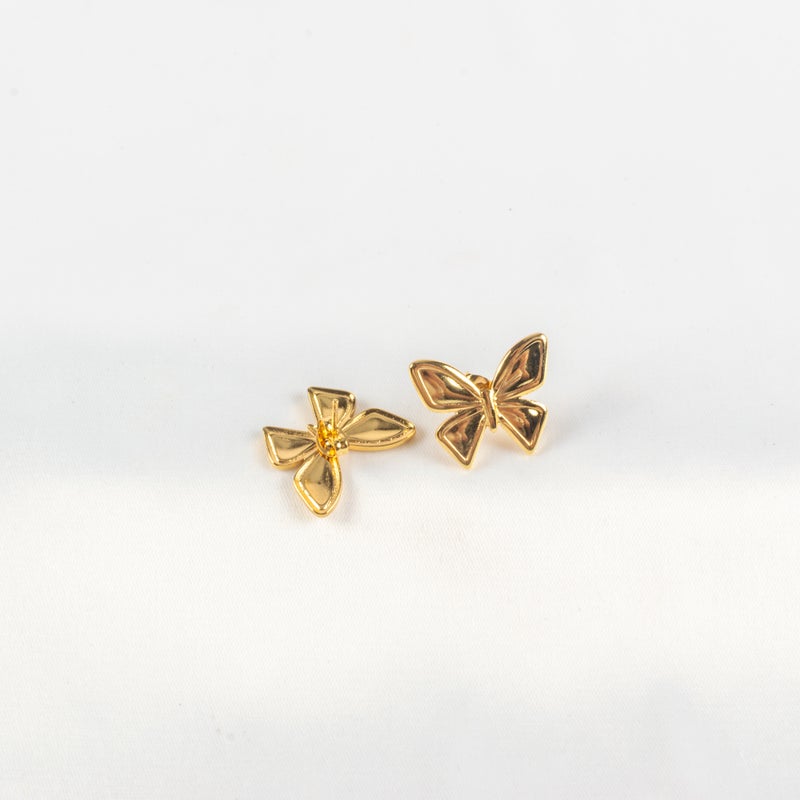 Golden Stainless Steel Earring - Image 2