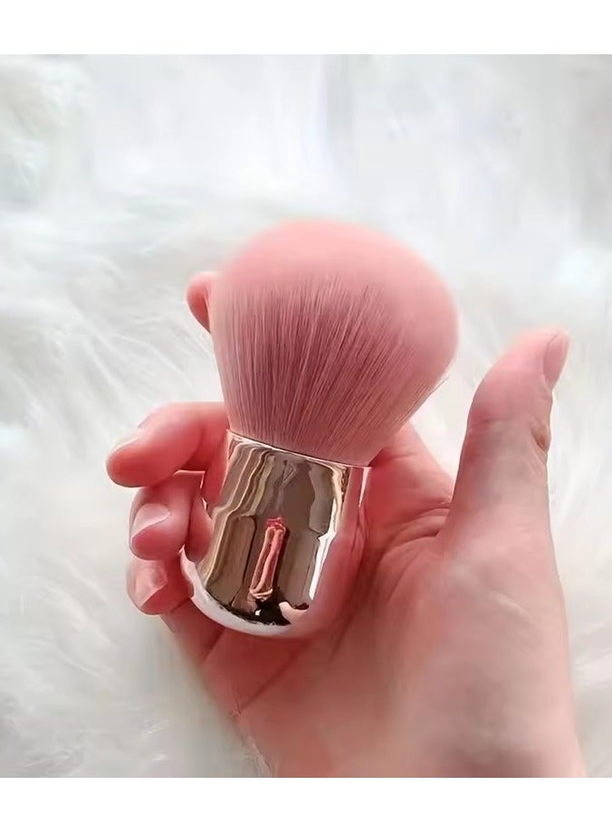 Goolsky Multifunctional Makeup Brushes Powder Brush Foundation Blush Sculpting Bronzer Large Size Pink Tools - Image 1