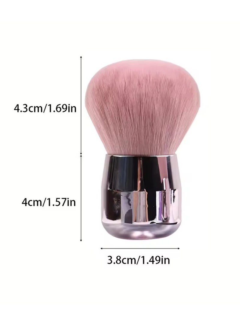 Goolsky Multifunctional Makeup Brushes Powder Brush Foundation Blush Sculpting Bronzer Large Size Pink Tools - Image 2