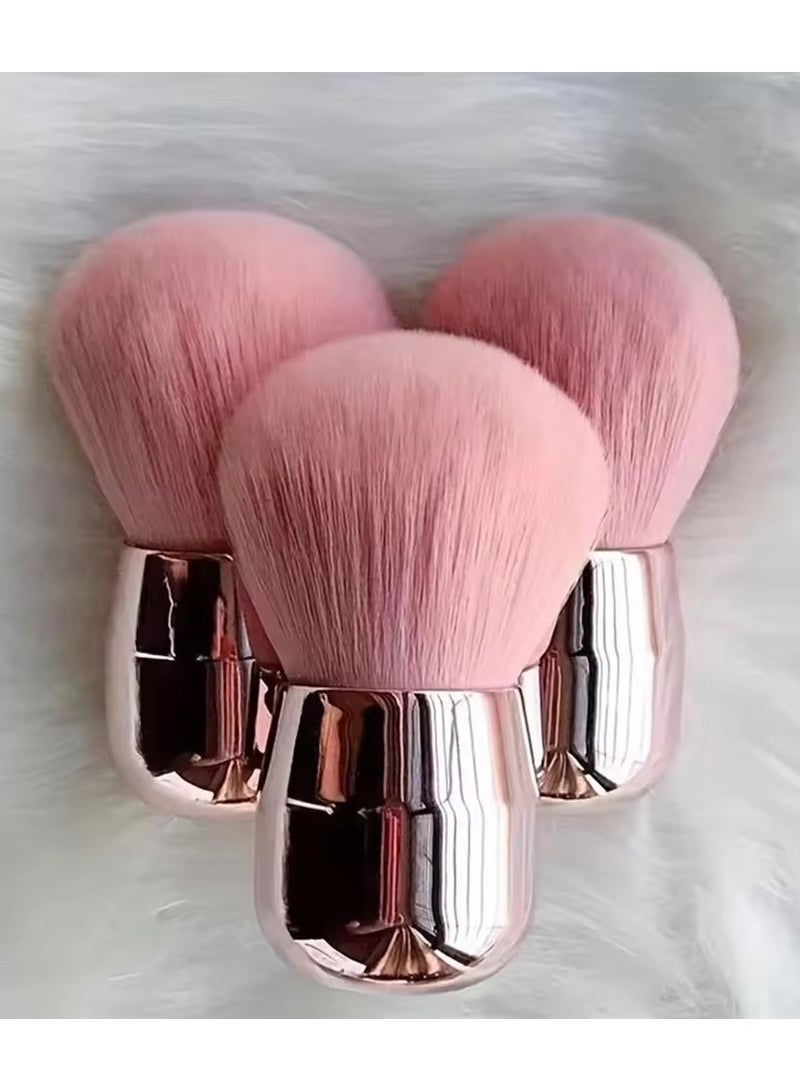 Goolsky Multifunctional Makeup Brushes Powder Brush Foundation Blush Sculpting Bronzer Large Size Pink Tools - Image 3