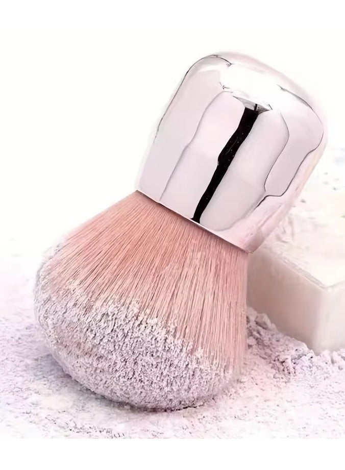 Goolsky Multifunctional Makeup Brushes Powder Brush Foundation Blush Sculpting Bronzer Large Size Pink Tools - Image 5