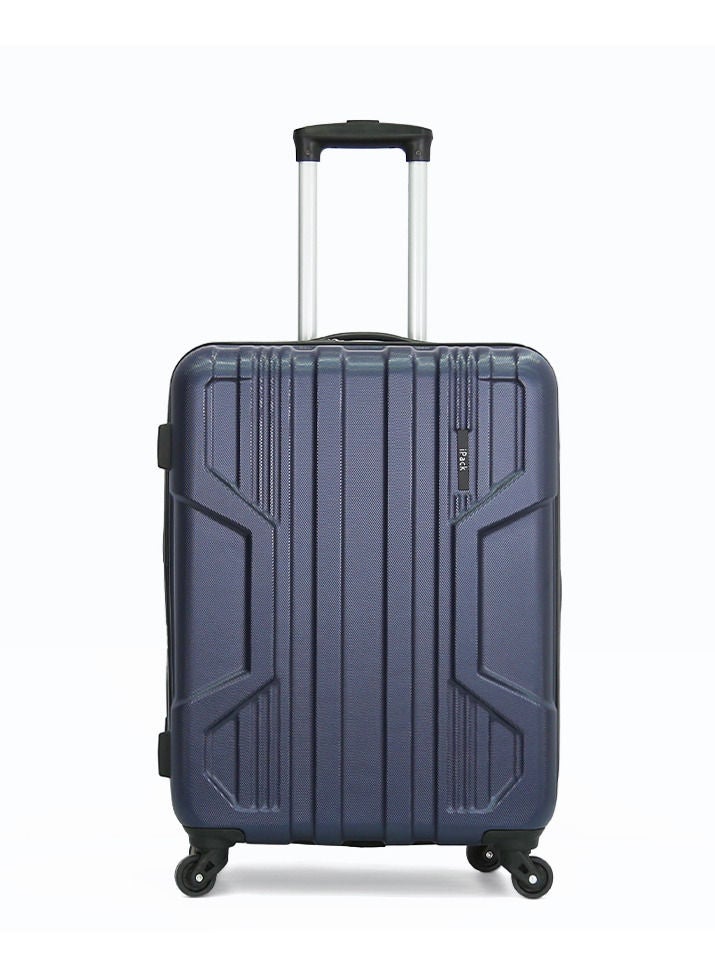 iPack 2-piece set hardside trolley set -24ich-20inch+12 inch Shoulder Bag-navy - Image 2