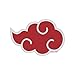 AtaBoy Naruto Akatsuki Clouds 4 Full Color Sticker - Image 3