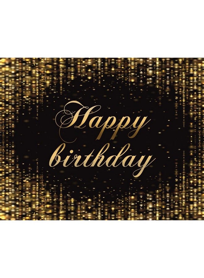LFEEY خلفية عيد ميلاد متلألئة للتصوير باللونين الأسود والذهبي مع لامعة لعيد الميلاد 10X8 قدم لتزيين حفلات عيد الميلاد للذكور والإناث والنساء والرجال لافتة طاولة كعكة عيد الميلاد - Image 1