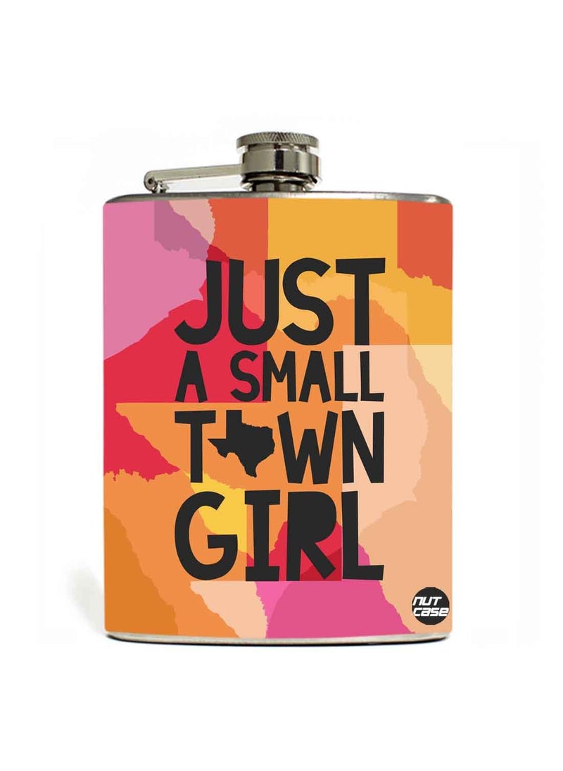 Nutcase Designer Hip Flask 9 Oz Nutcase with Free Funnel Along  - Image 1