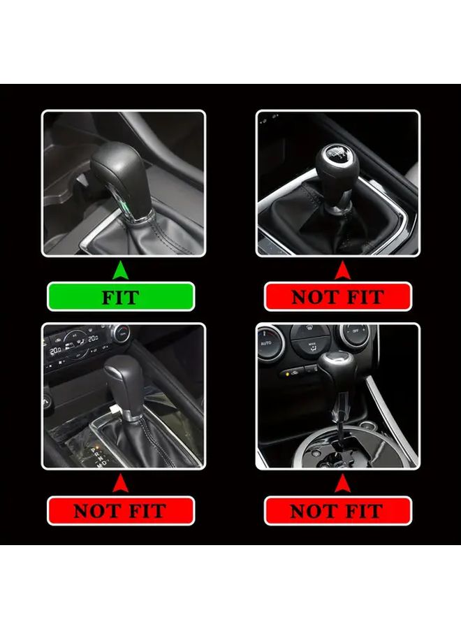 White Rhinestone Crystal Decorative Gear Shift Knob Cover for Mazda 3 CX 30 2019 2023 - Image 5