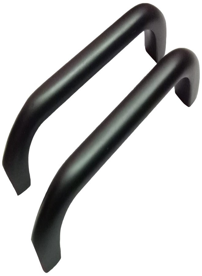 Techlife Accessories Techlife's (Pack of 2) Black Matte Finish Stylish Zinc Alloy Cabinet Handle / Kitchen Cabinet Handle / Pull Handle / Door Handle / Drawer Handle for Home Furniture Improvement
