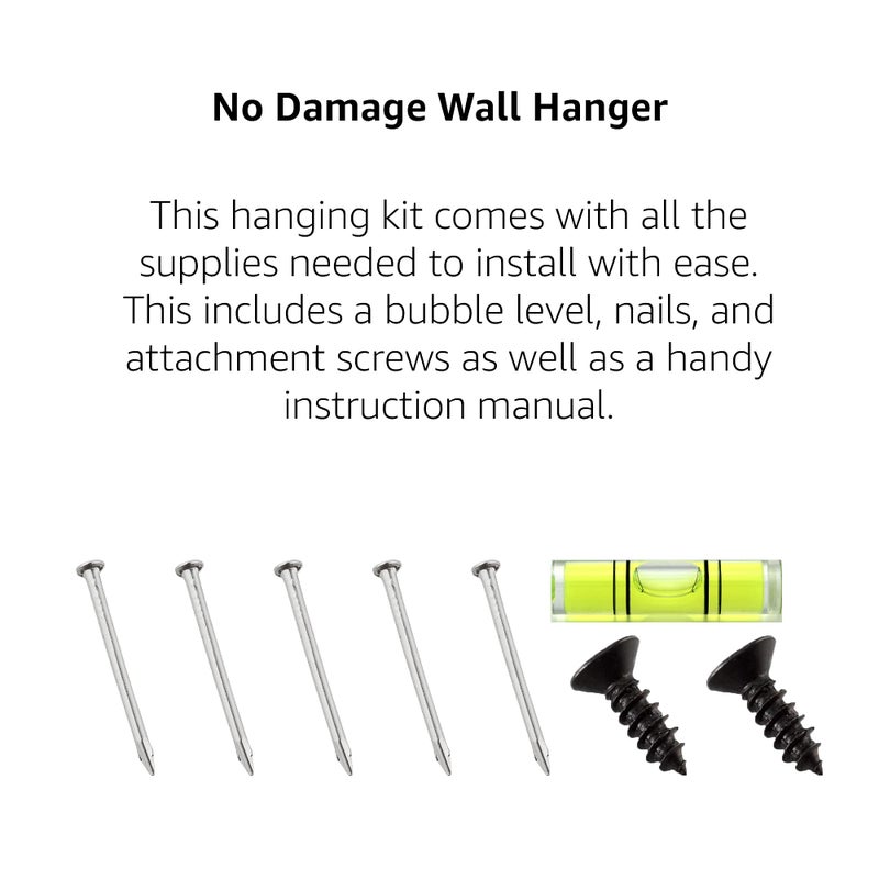 Hangman 10 Inch Picture Hanger Frame Hanging System Kit  No Wall Damage Rental Friendly French Cleat Z-Bar Nail Support Wall Art  Mirror  and Headboard Wall Mounting Brackets - Up to 100 lbs - Image 3