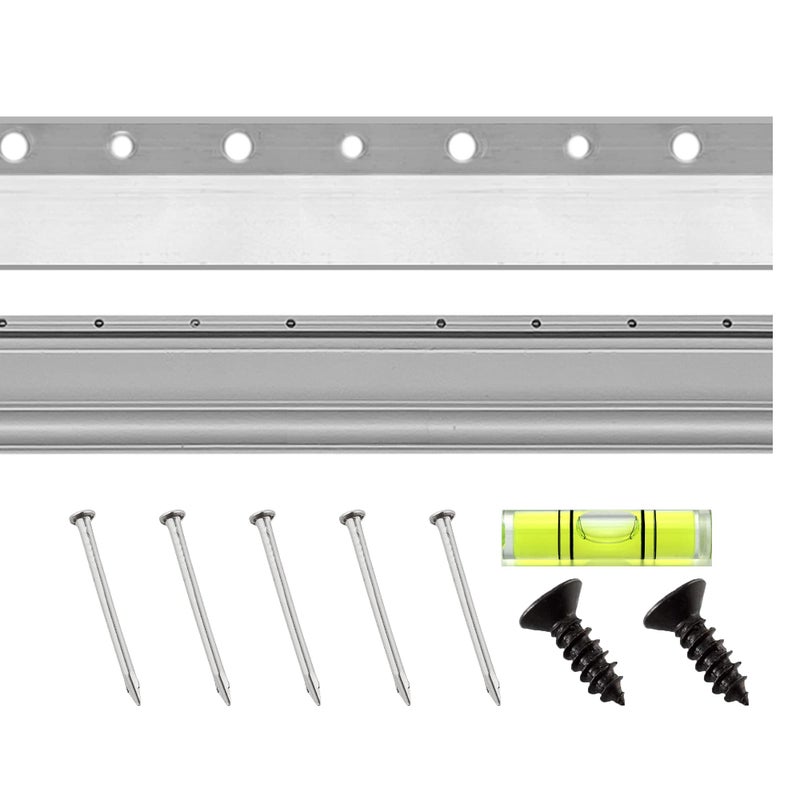 Hangman 10 Inch Picture Hanger Frame Hanging System Kit  No Wall Damage Rental Friendly French Cleat Z-Bar Nail Support Wall Art  Mirror  and Headboard Wall Mounting Brackets - Up to 100 lbs - Image 1