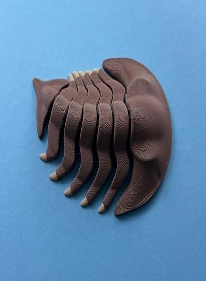 3D CRAFT 3D Printed Articulated Trilobite Fossil Toy, Flexible Prehistoric Sea Creature Figure, Educational Animal Toy for Kids, Collectible Desk Decor, Multicolour - Image 3