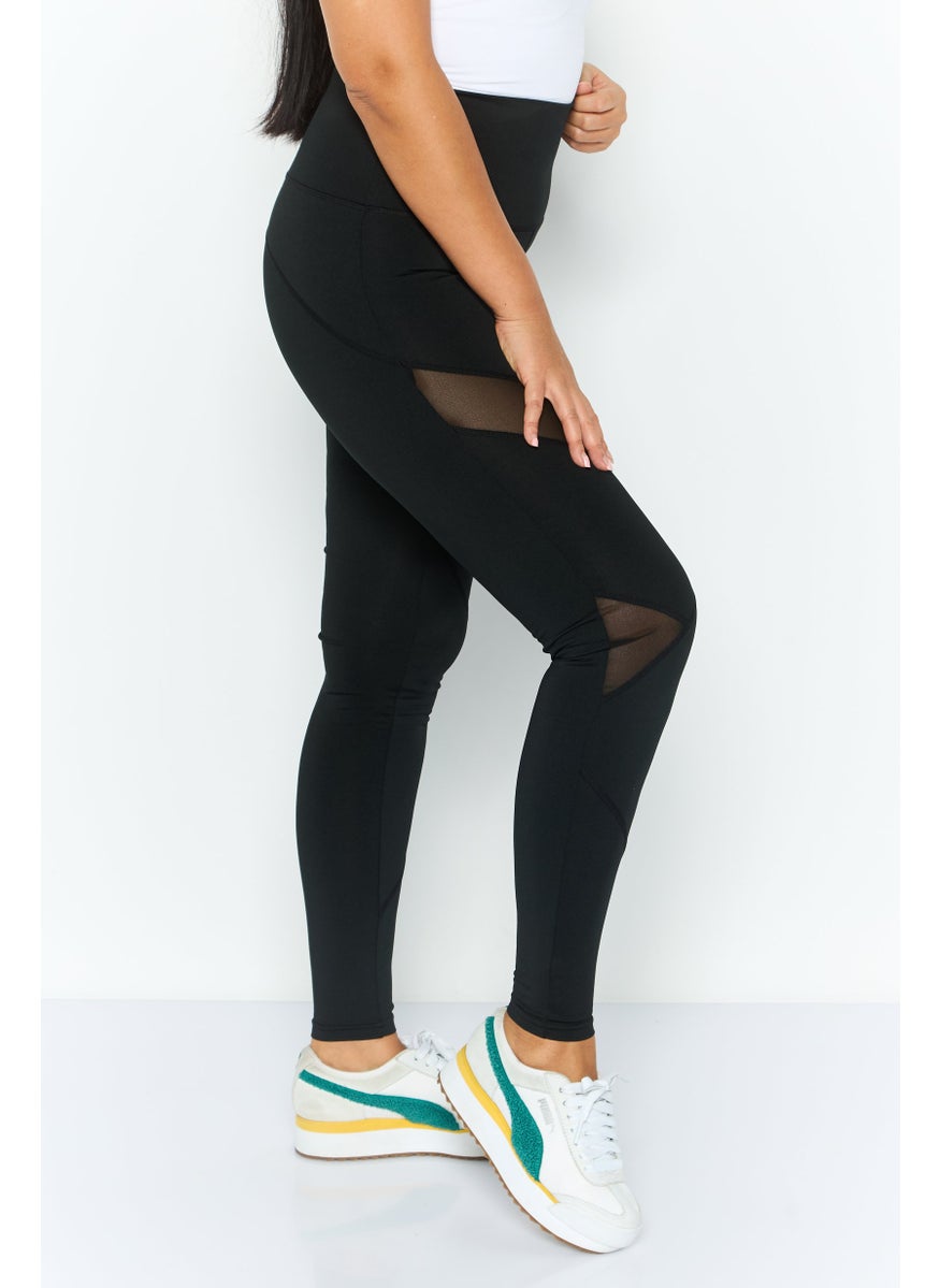 Ellesse Women Sportswear Graphic Print Leggings, Black  - Image 3