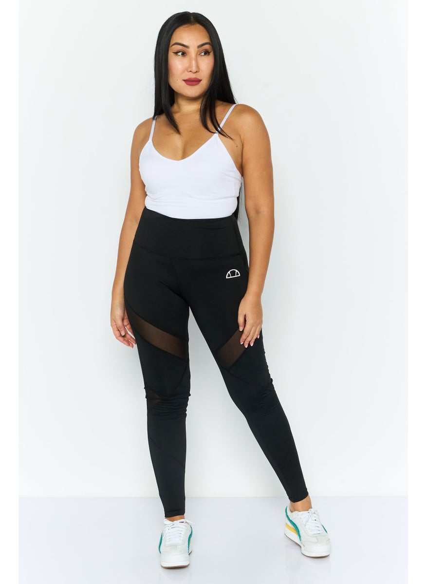 Ellesse Women Sportswear Graphic Print Leggings, Black  - Image 2